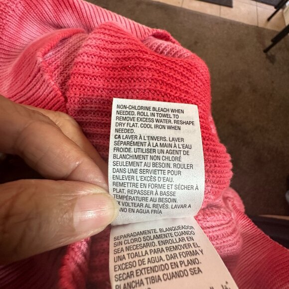 Bejeweled Red Tie-Dye Sweater By INC International Concepts Size PM - Picture 9 of 10